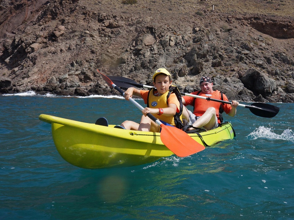 Viajacontuhijo, kayaks programa cabogata garden singles con hijos